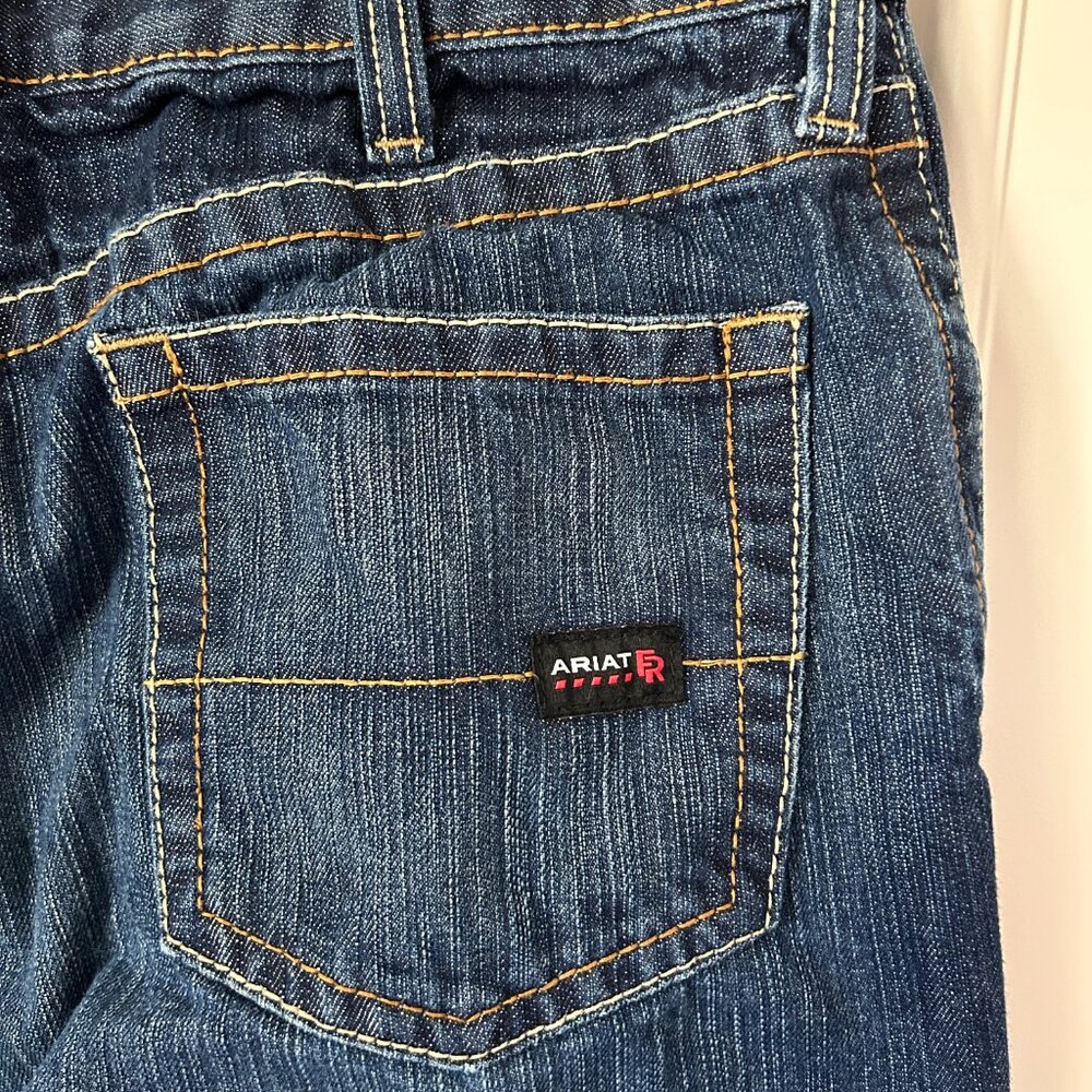 Ariat FR Jeans Mens 36 x 34 M3 Loose Straight Fire Flame Resistant Work Denim - Picture 8 of 10